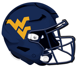 West Virginia Mountaineers 12in Authentic Helmet Sign