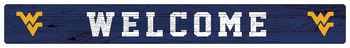 West Virginia Mountaineers 16in. Welcome Strip