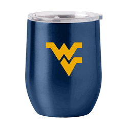 West Virginia Mountaineers 16oz Gameday Stainless Curved Beverage