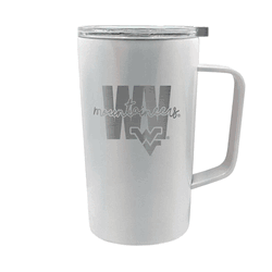 West Virginia Mountaineers 18oz Hustle Travel Mug