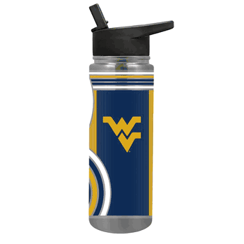 West Virginia Mountaineers 24oz Cool Vibes Jr. Thirst Hydration Water Bottle