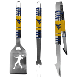 West Virginia Mountaineers 3 pc Tailgater BBQ Tools