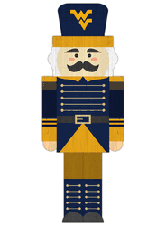 West Virginia Mountaineers 31" Nutcracker Leaner