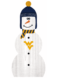 West Virginia Mountaineers 31" Snowman Leaner