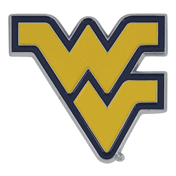 West Virginia Mountaineers 3D Color Metal Emblem