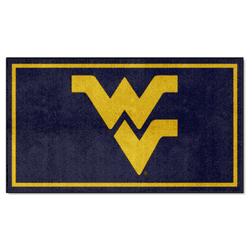 West Virginia Mountaineers 3ft. x 5ft. Plush Area Rug