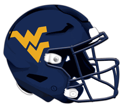 West Virginia Mountaineers Authentic Helmet Cutout 24"