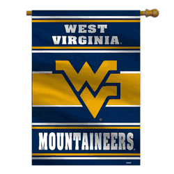 West Virginia Mountaineers Banner 28x40 House Flag Style 2 Sided CO