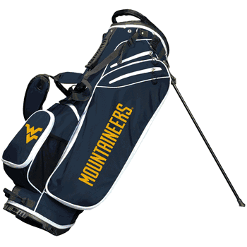 West Virginia Mountaineers Birdie Golf Stand Bag - Navy