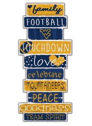 West Virginia Mountaineers Celebrations Stack 24" Sign