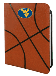 West Virginia Mountaineers Classic Basketball Portfolio - 8.5 in x 11 in