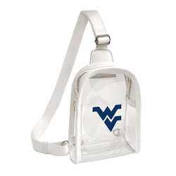 West Virginia Mountaineers Clear Mini Sling Stadium Bag