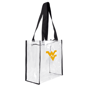West Virginia Mountaineers Clear Square Stadium Tote