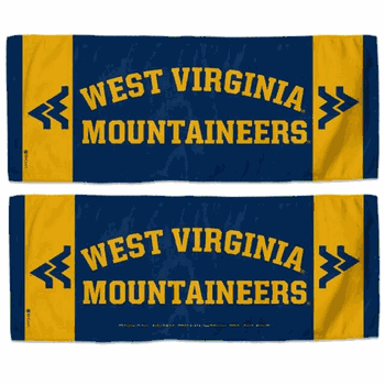 West Virginia Mountaineers Cooling Towel 12x30