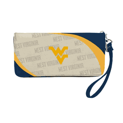 West Virginia Mountaineers Curve Zip Organizer Wallet