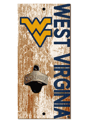 West Virginia Mountaineers Distressed Bottle Opener