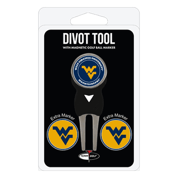 West Virginia Mountaineers Divot Tool Pack - Signature tool w/ 3 markers