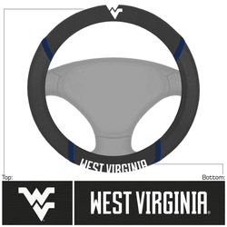 West Virginia Mountaineers Embroidered Steering Wheel Cover
