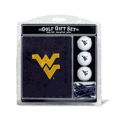 West Virginia Mountaineers Embroidered Towel Golf Gift Set
