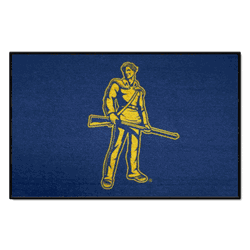 West Virginia Mountaineers  Football Rug - 20.5in. x 32.5in.