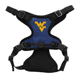 West Virginia Mountaineers Front Clip Pet Harness XS