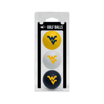 West Virginia Mountaineers Golf Balls - 3 Pack