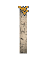 West Virginia Mountaineers Growth Chart Sign 6x36
