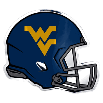 West Virginia Mountaineers Heavy Duty Aluminium Helmet Emblem