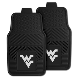 West Virginia Mountaineers Heavy Duty Car Mat Set - 2 Pieces