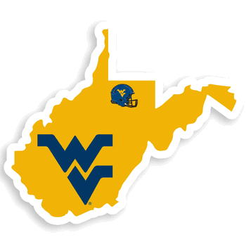Wincraft Decalcomania NCAA West Virginia Mountaineers | Adesivo 4x4 Bianco, Taglio Perfetto, Rimovibile E Riutilizzabile, Con Licenza Ufficiale