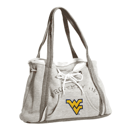 West Virginia Mountaineers Hoodie Purse Grey