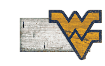 West Virginia Mountaineers Key Holder 6x12