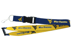 West Virginia Mountaineers Lanyard Reversible