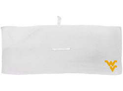 West Virginia Mountaineers Large Microfiber Towel - 16" x 40" (White)