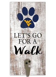 West Virginia Mountaineers Leash Holder 6x12 Sign