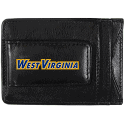 West Virginia Mountaineers Logo Leather Cash and Cardholder