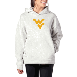 West Virginia Mountaineers NCAA Kadi Hoodie with Zipper Pockets Heather Grey XXL