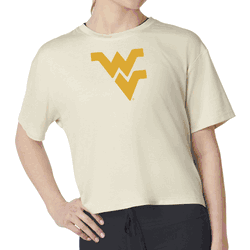 West Virginia Mountaineers NCAA Kadi Turnout Tee Bone Medium