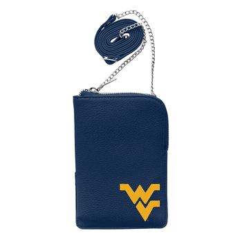 West Virginia Mountaineers Pebble Smart Purse Navy