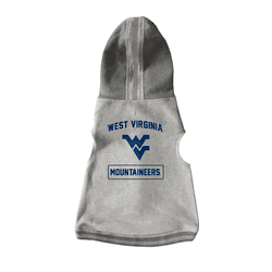 West Virginia Mountaineers Pet Hooded Crewneck Type XS