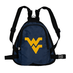 West Virginia Mountaineers Pet Mini Backpack NAVY M
