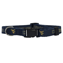 West Virginia Mountaineers Pet Team Collar Xtra Small