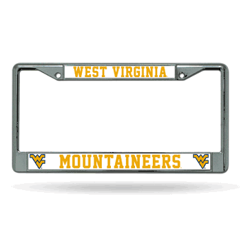 West Virginia Mountaineers Chrome Frame