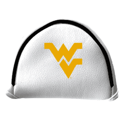 West Virginia Mountaineers Putter Cover - Mallet (White)