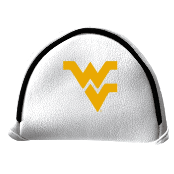 West Virginia Mountaineers Putter Cover - Mallet (White)