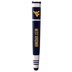 West Virginia Mountaineers Putter Grip (Colored with white stripes)