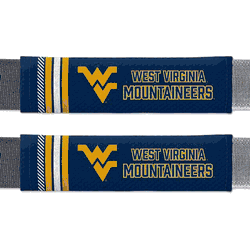 West Virginia Mountaineers Seat Belt Pads Rally Design CO
