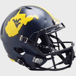 West Virginia Mountaineers Speed Full Size Authentic Football Helmet 2023 Country Roads