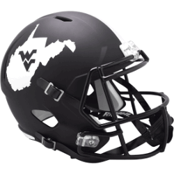 West Virginia Mountaineers Speed Full Size Replica Football Helmet Coal Rush