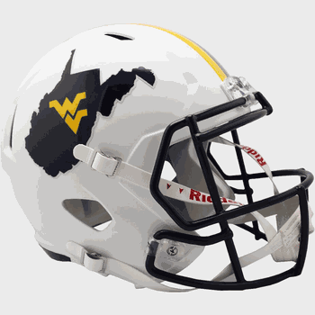 West Virginia Mountaineers Speed Replica Full Size Football Helmet Backyard Brawl